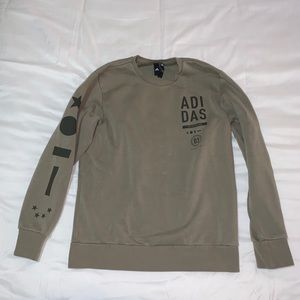 Adidas Army Green Crewneck sweatshirt Large